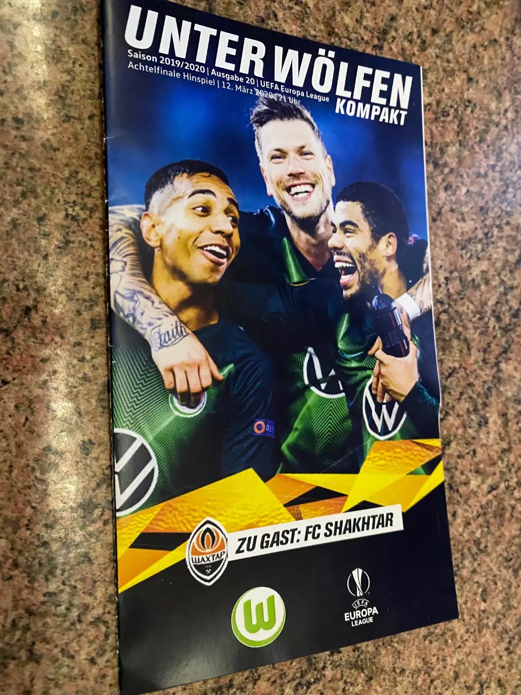 Шахтар Донецьк- Вольфсбург. 2020.в.