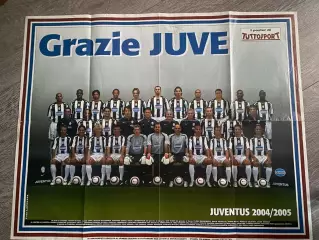 Плакат . Ювентус Турін Італія. Сезон 2004/2005. Розмір 70х55 см.