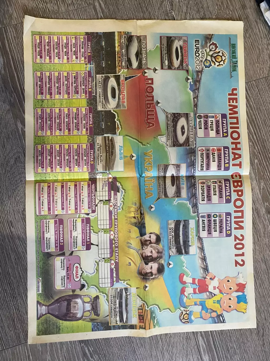 Сторінки з газети . Євро-2012.м. 2