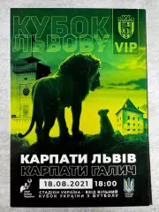 Акредитація. Кубок. Карпати Львів- Карпати Галич .2021..