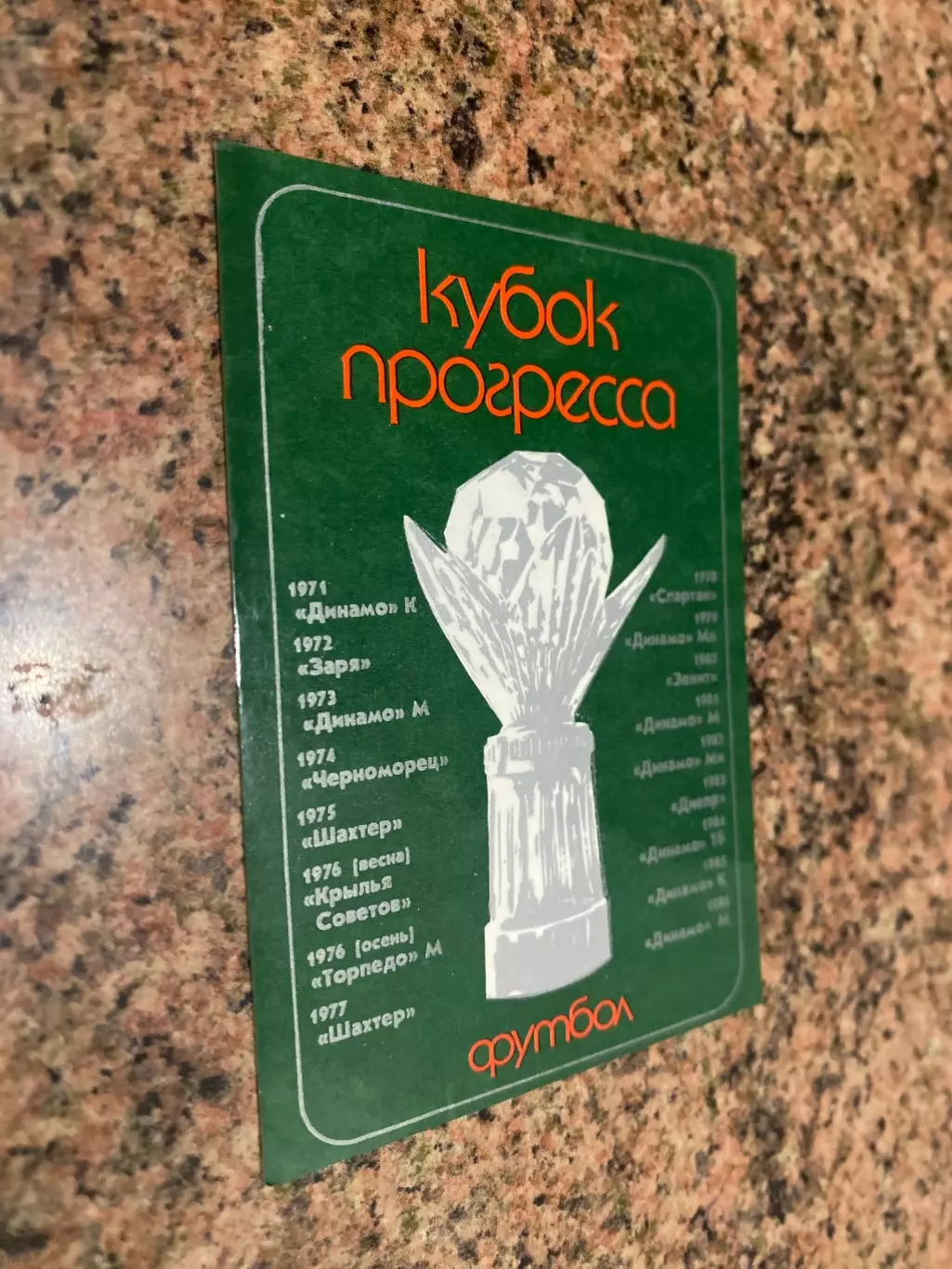 Календарик. Кубок прогресу.#.м.