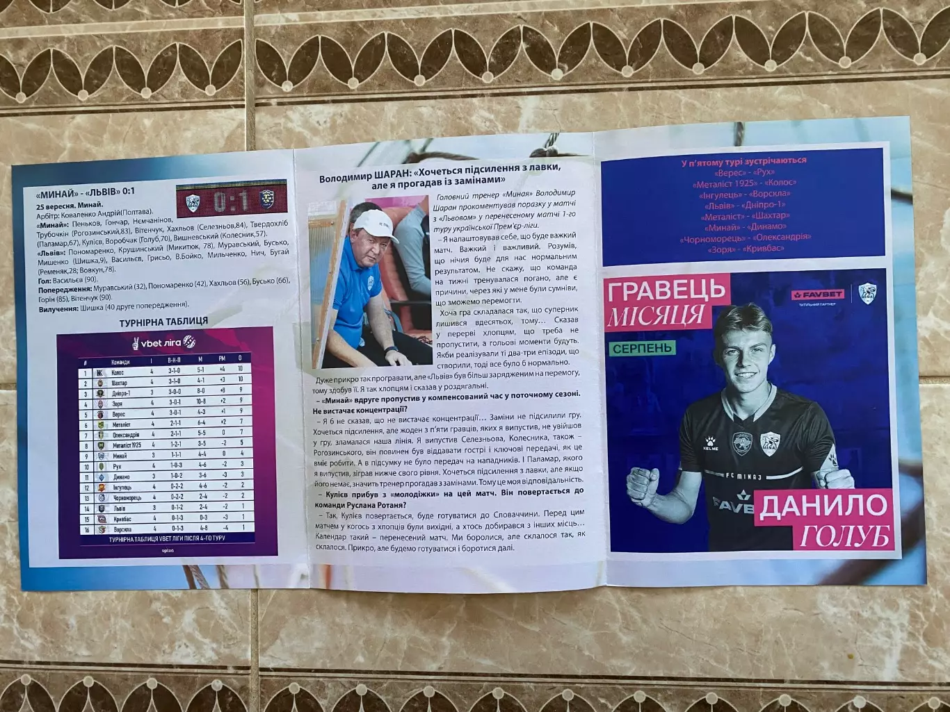 Минай - Динамо Київ . 02.10.2022.м. 2