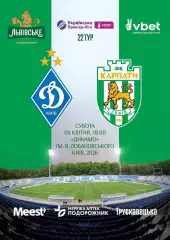 Динамо Київ- Карпати Львів. 04.04.2026.