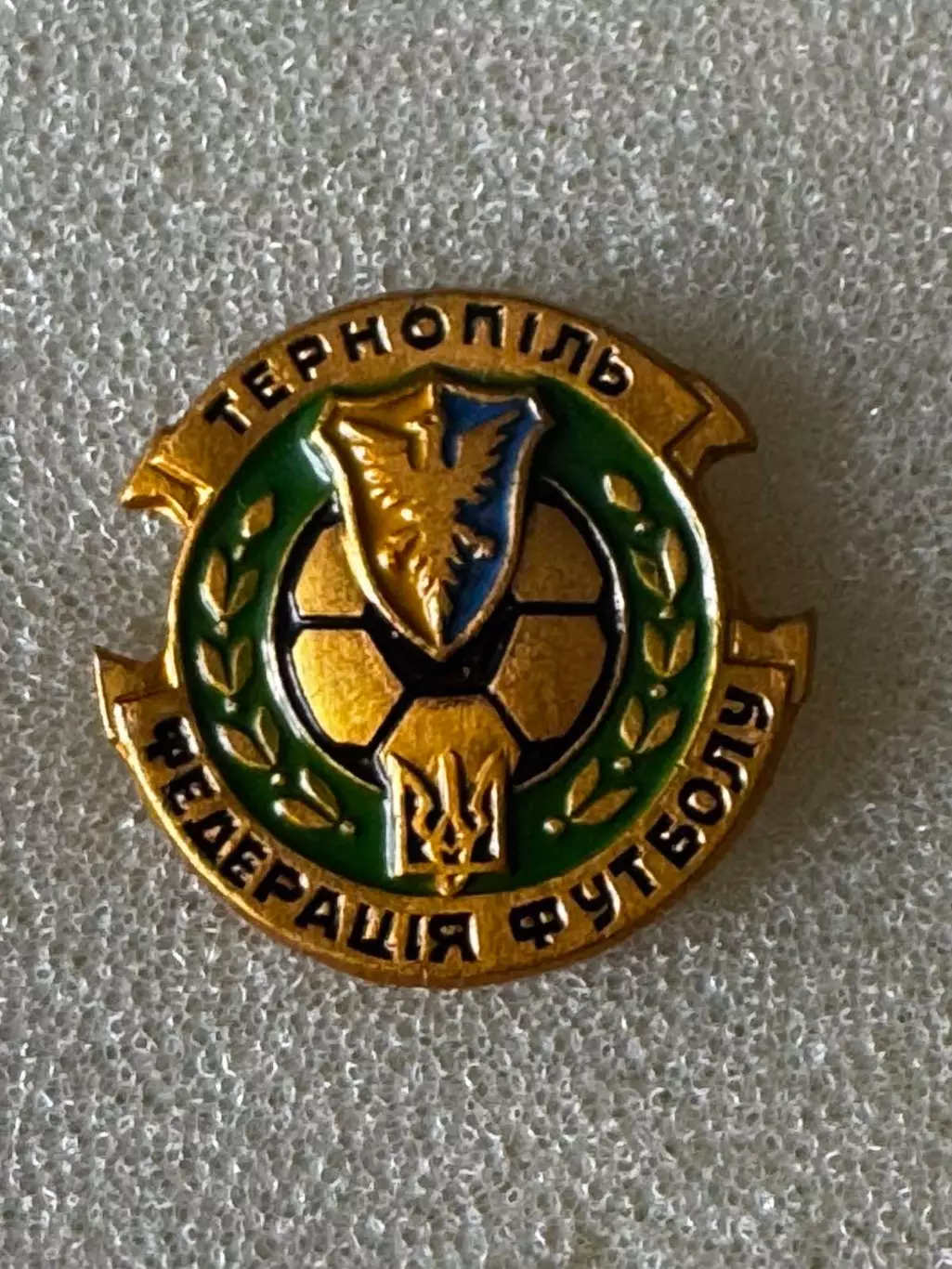 Значок. Федерація футболу Тернополя..