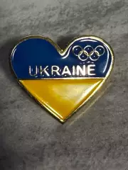 Значок . Олімпіада-2026. НОК України. Офіційний..