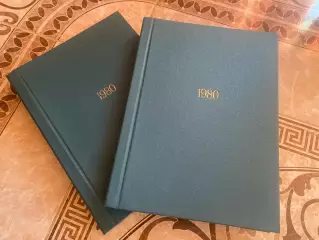 Газета. Річна підшивка Футбол- хокей. В двох перепльотах. 1980 рік. б.