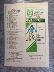 Карпати Львів- Буковина Чернівці. 1990.б.