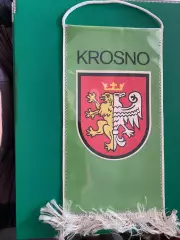 Вимпел. Кросно . Польща . Двохсторонній . т.
