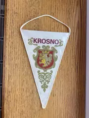 Вимпел двохсторонній. Кросно . Польща.т.
