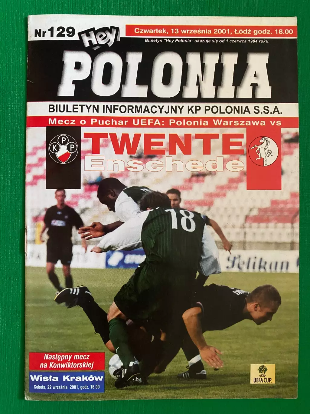Полонія Варшава Польща- - Твенте. 2001.м.