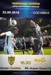 Рочин Соснівка - Агрон. 2018..