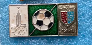 Значок. Олімпійські ігри-80. Футбол.б.
