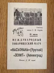 Зеніт - Насьональ Уругвай.в.