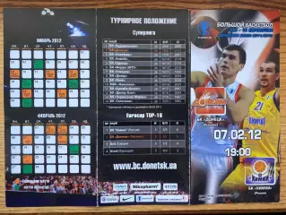 Баскетбол. Єврокубки 2011/2012. Донецьк - Хімки. 07.02.2013.в.