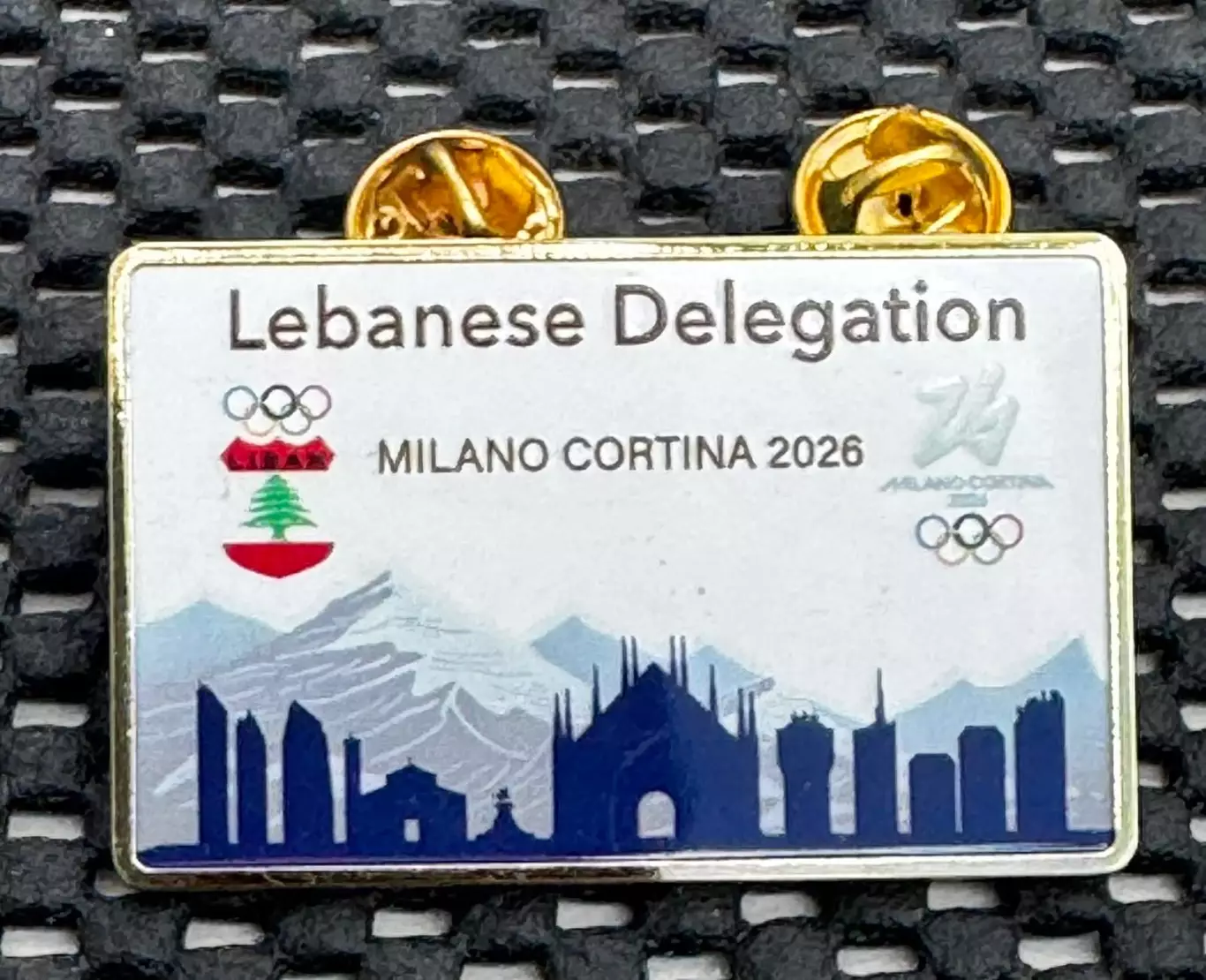 Значок. НОК Ліван. Олімпіада-2026..