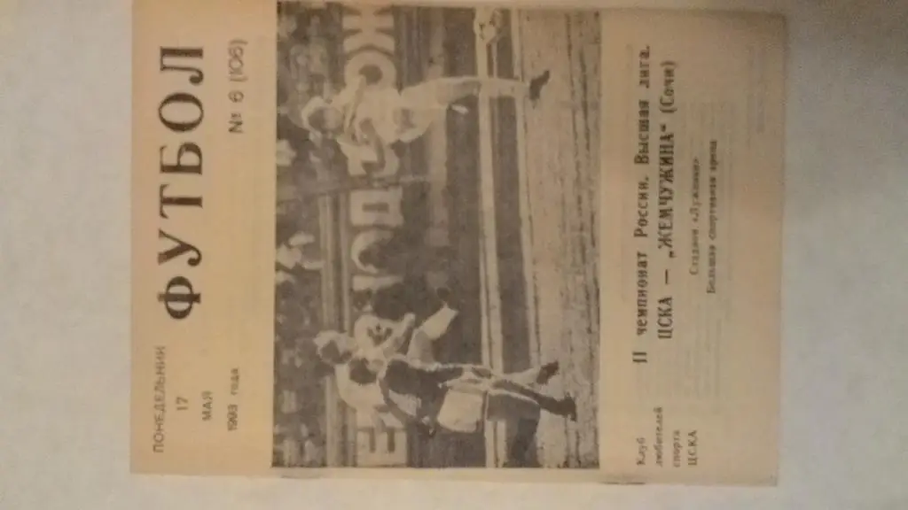 ЦСКА Москва - Жемчужина Сочи. 1993.