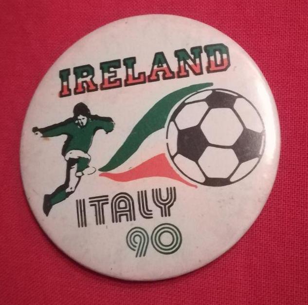 Знак Чемпионат Мира. 1990. Сборная Ирландии..