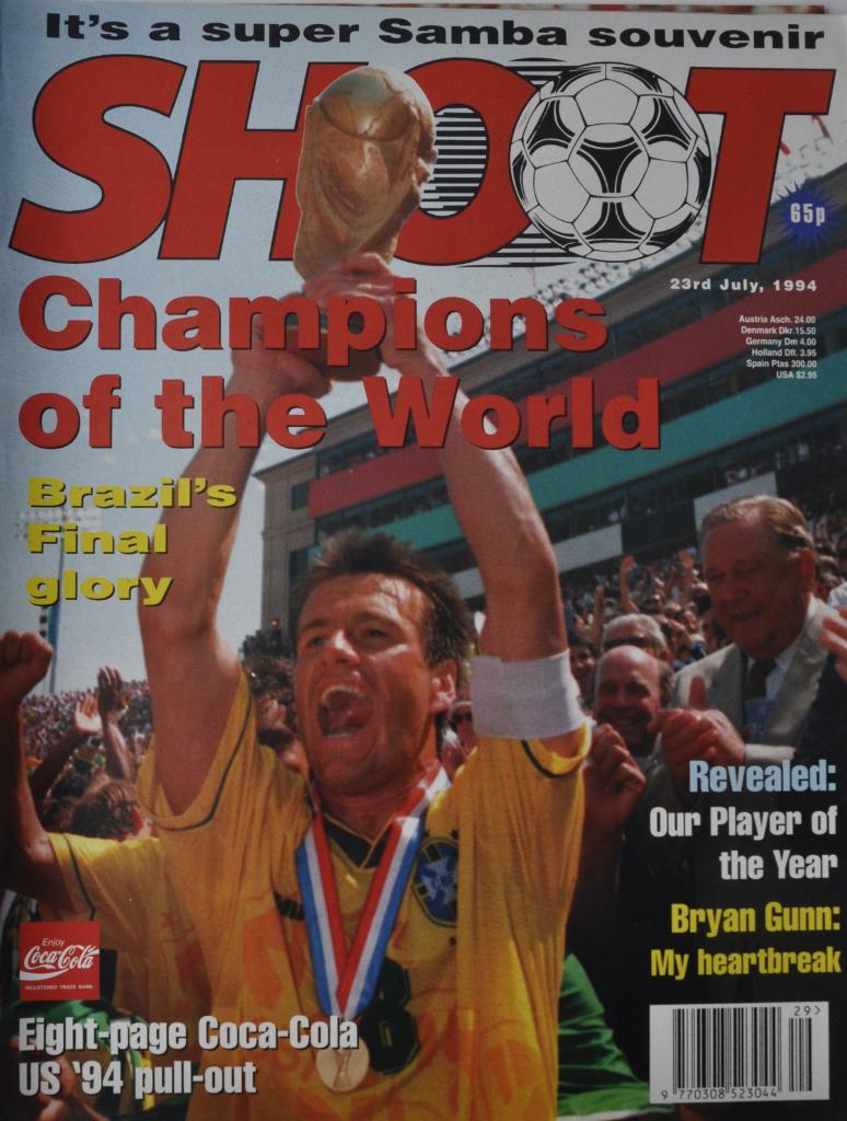 Журнал. Футбол. Англия. июль. 1994..