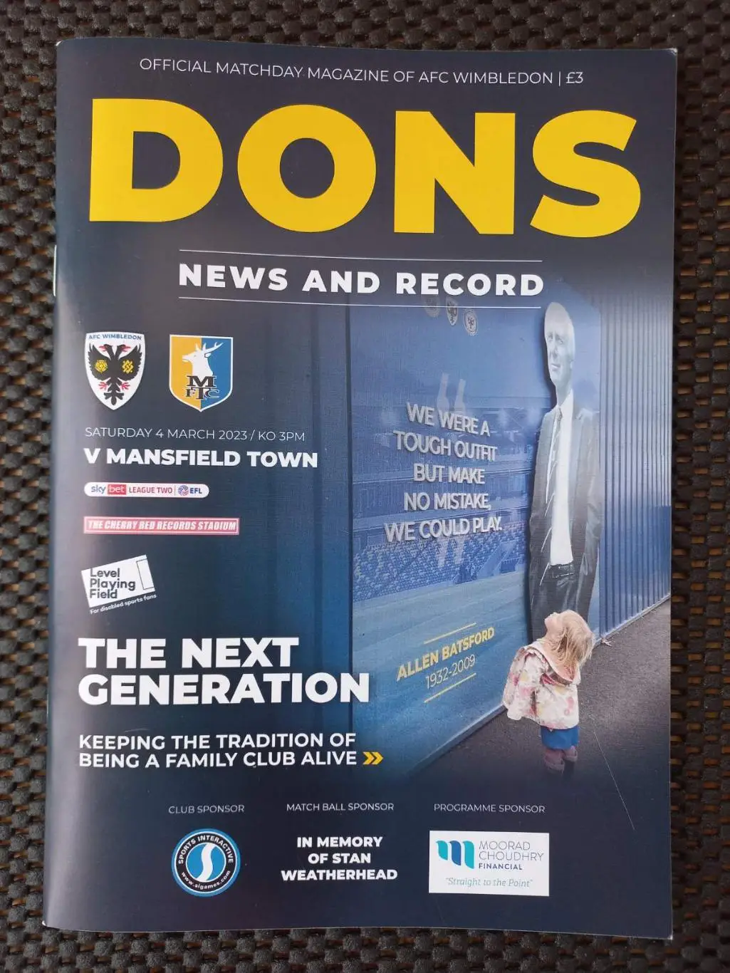 Вімбелдон- Мансфілд Таун. 04.03.2023..