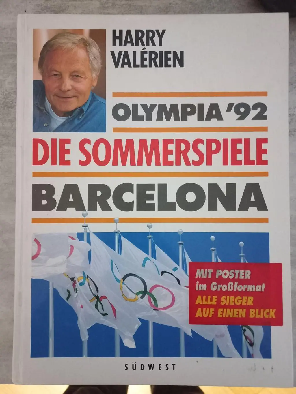 Книга . Олімпіада 1992. Барселона. Видання Австрія. 224 сторінки..