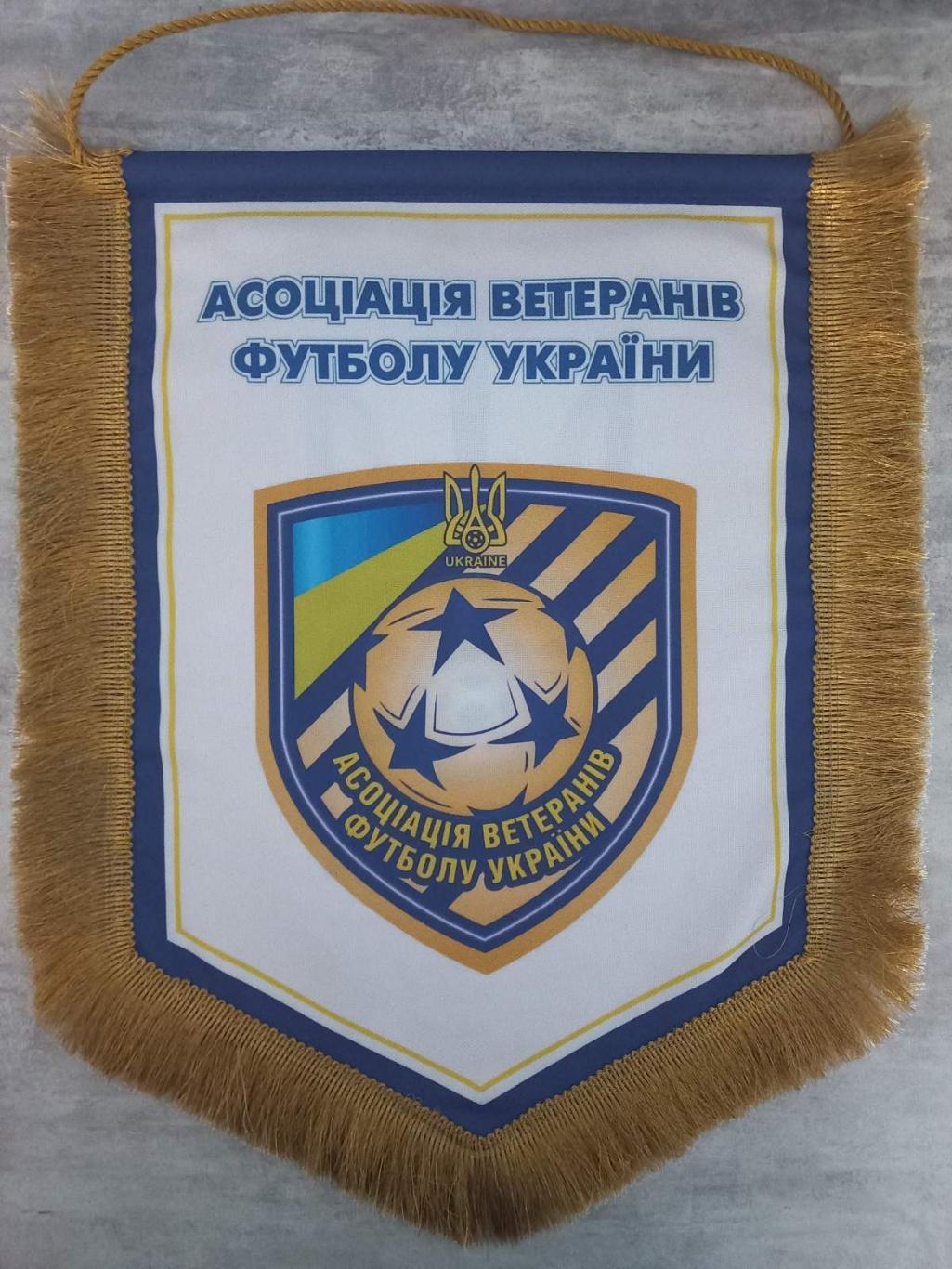 акція30.05.2024. вимпел двохсторонній. федерація ветеранів футболу україни..