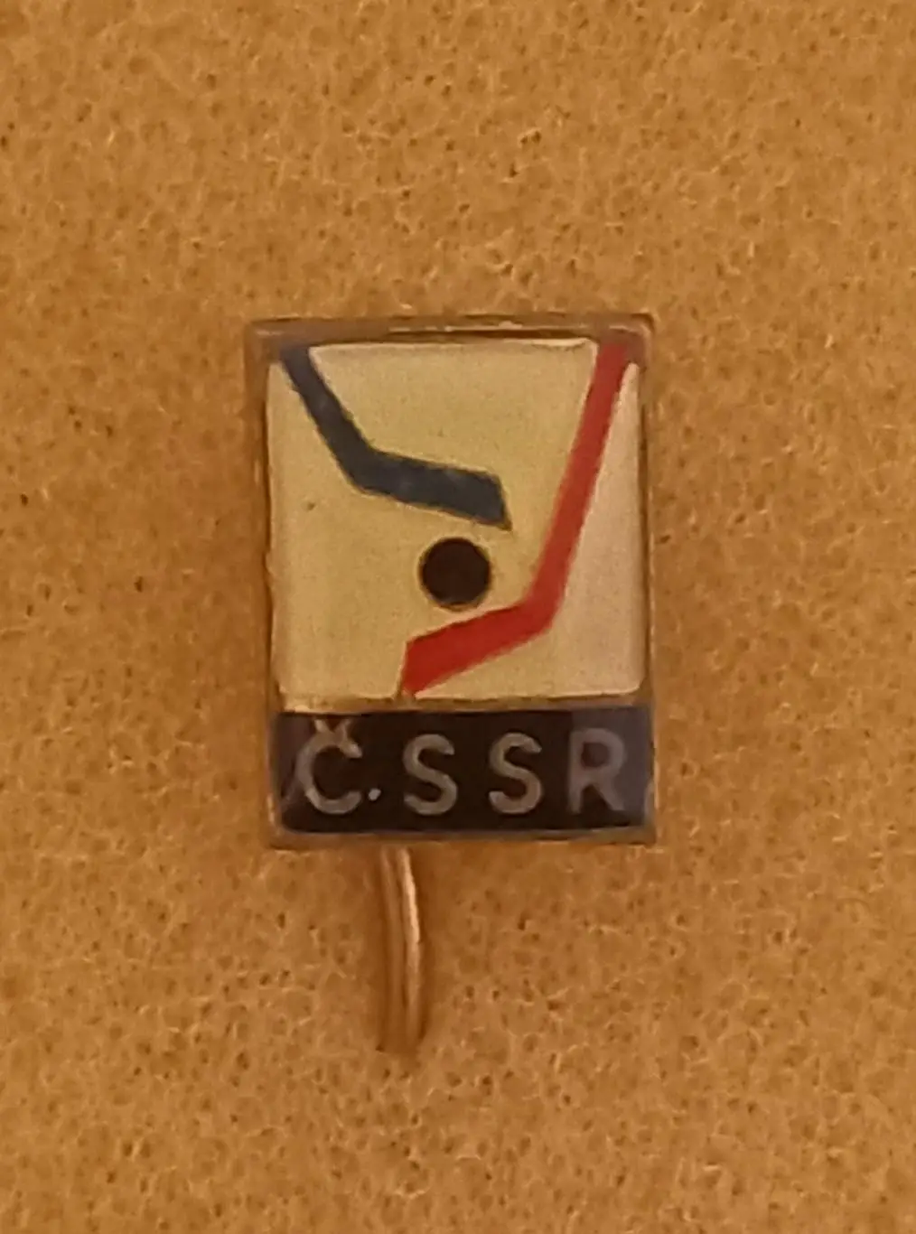 значок. хокей. чсср..