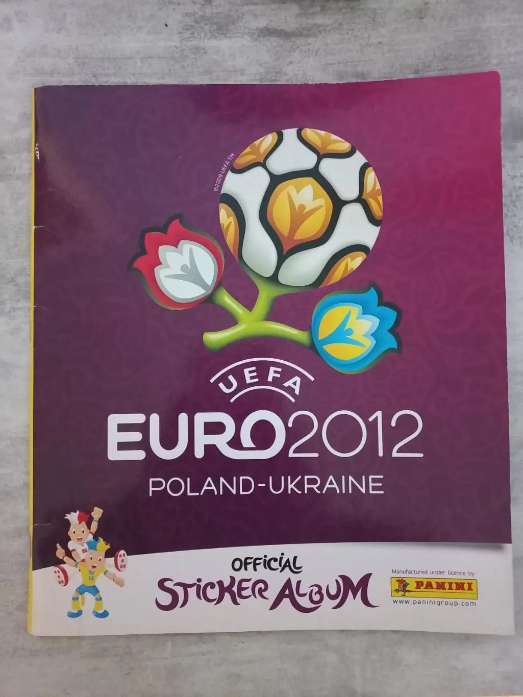 Альбом для наклейок. Євро-2012. Чистий..