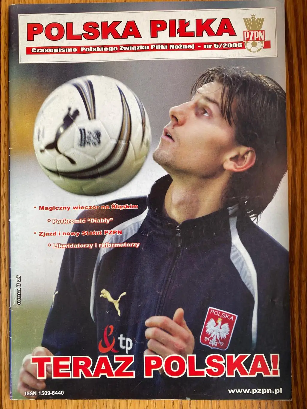 Журнал. Польський футбол . Офіційне видання федерації футболу Польщі. #5. 2006.м