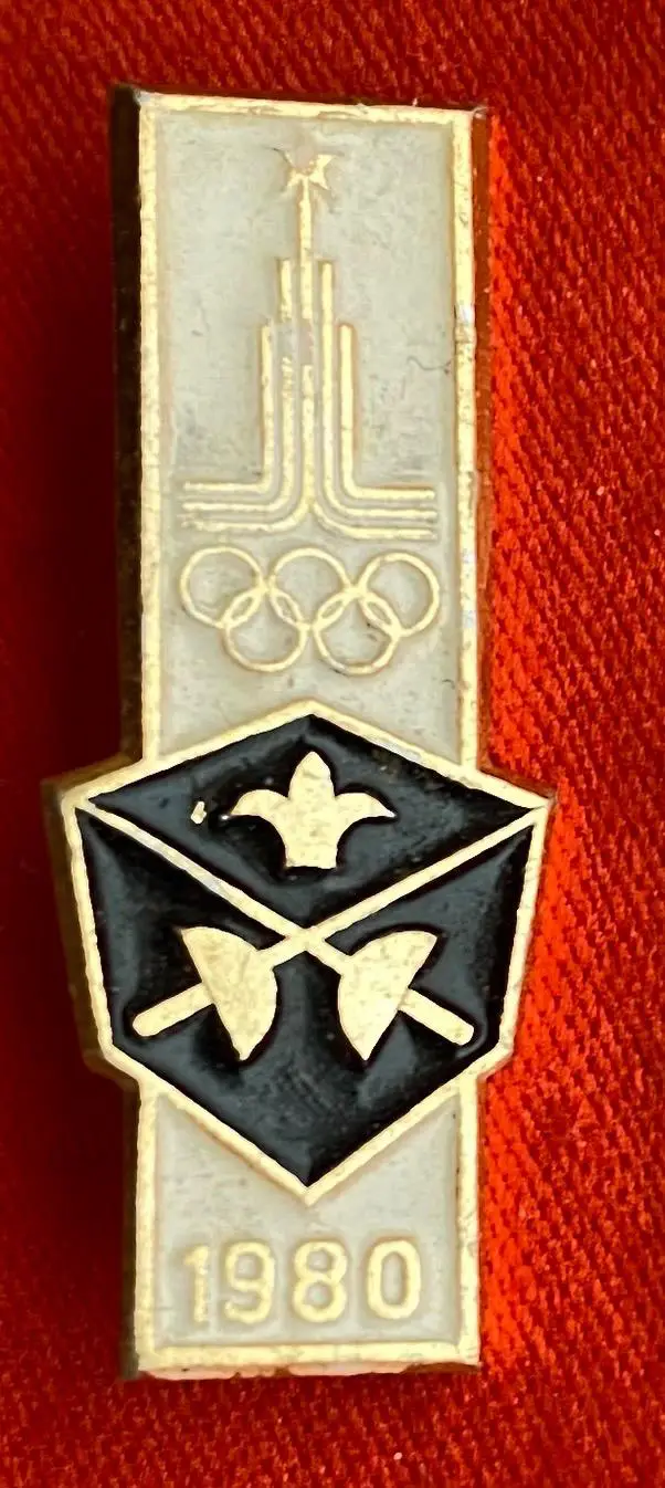 Значок. Олімпіада-1980. Фехтування.т.