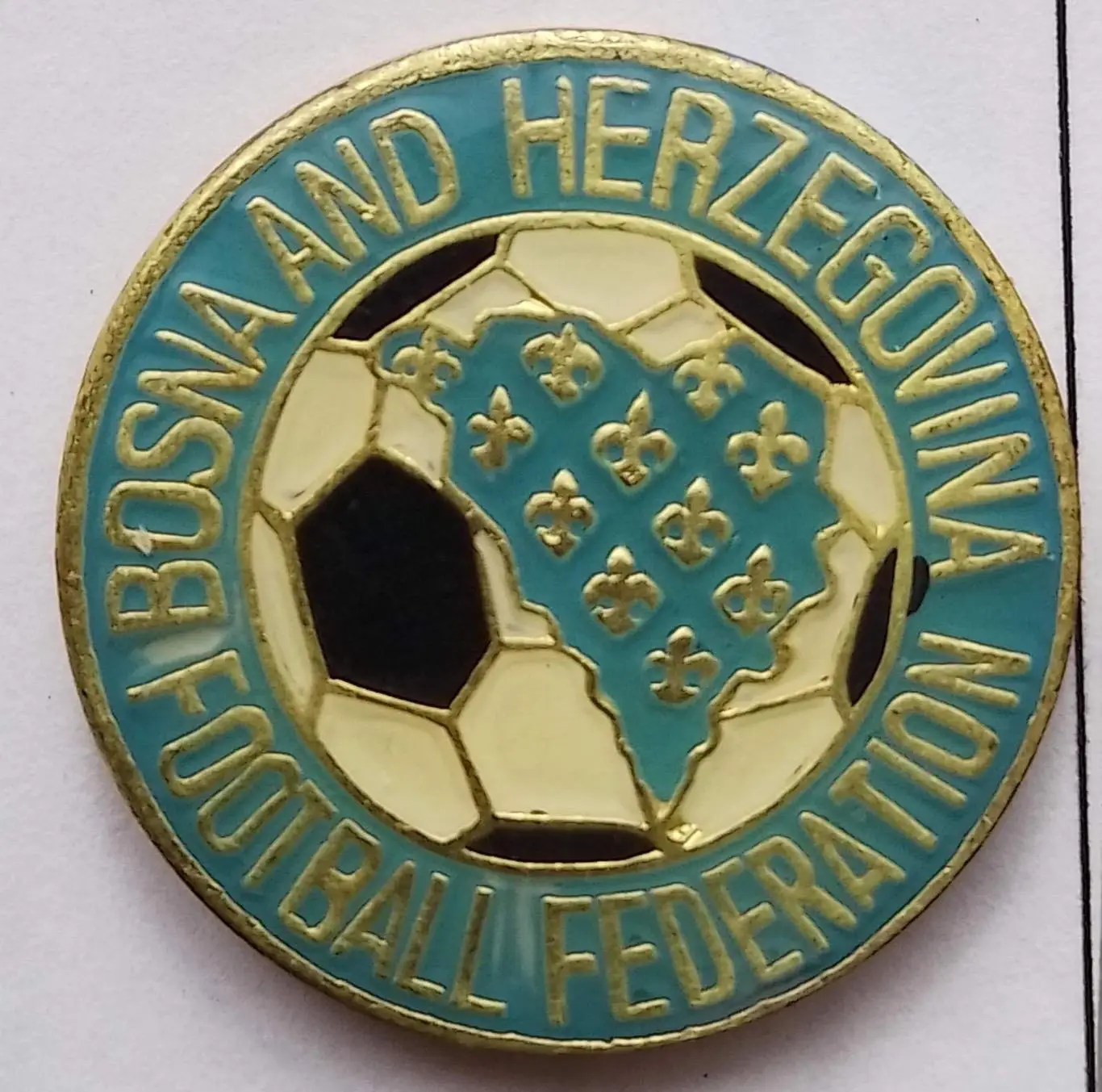 Значок. федерація футболу Боснії та Герцеговини.к.