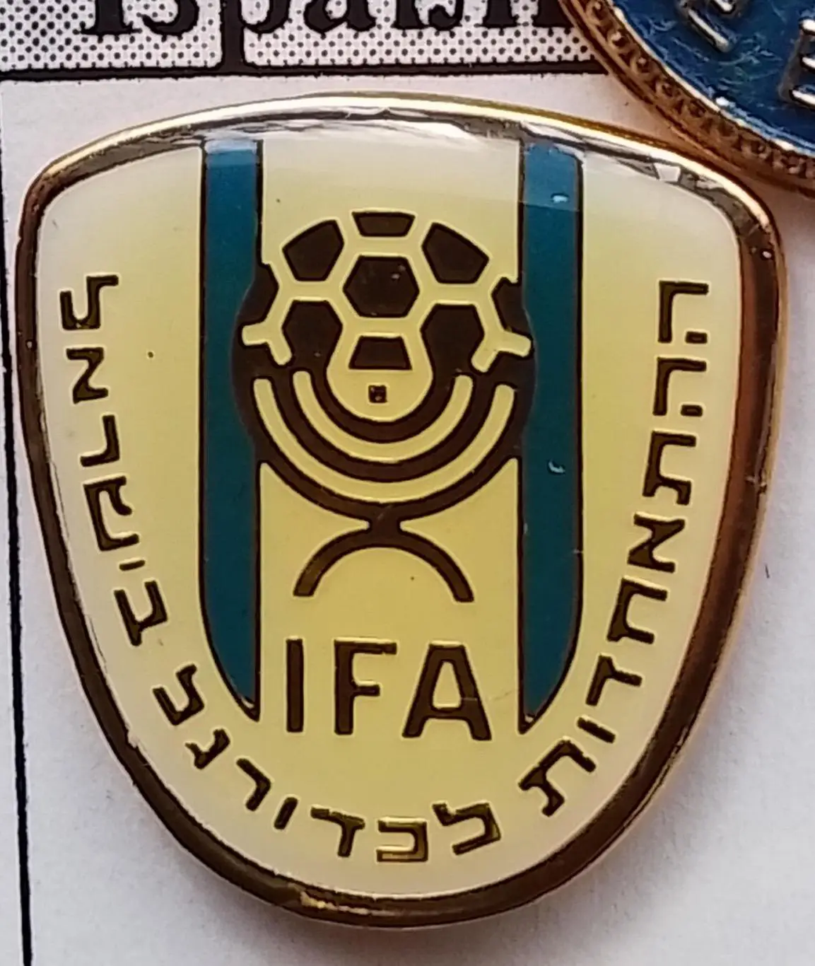 Значок . Федерація футболу Ізрпілю. К.