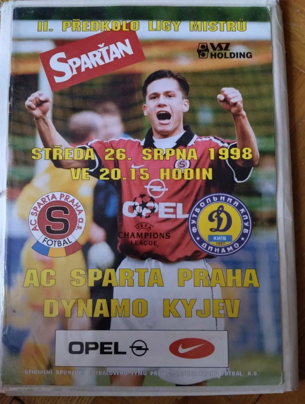 спарта прага- динамо київ. 1998.).м.
