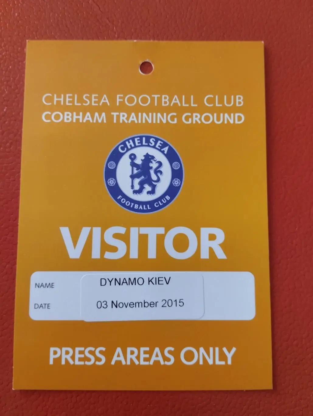 Акредитація. Челсі Лондон- Динамо Київ.2015.#.