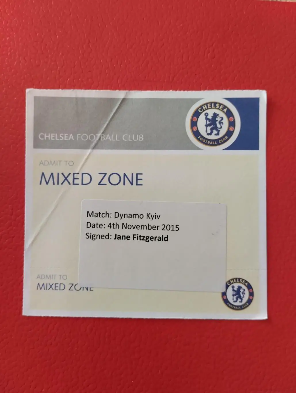 Акредитація. Челсі- Динамо Київ.2016.#.