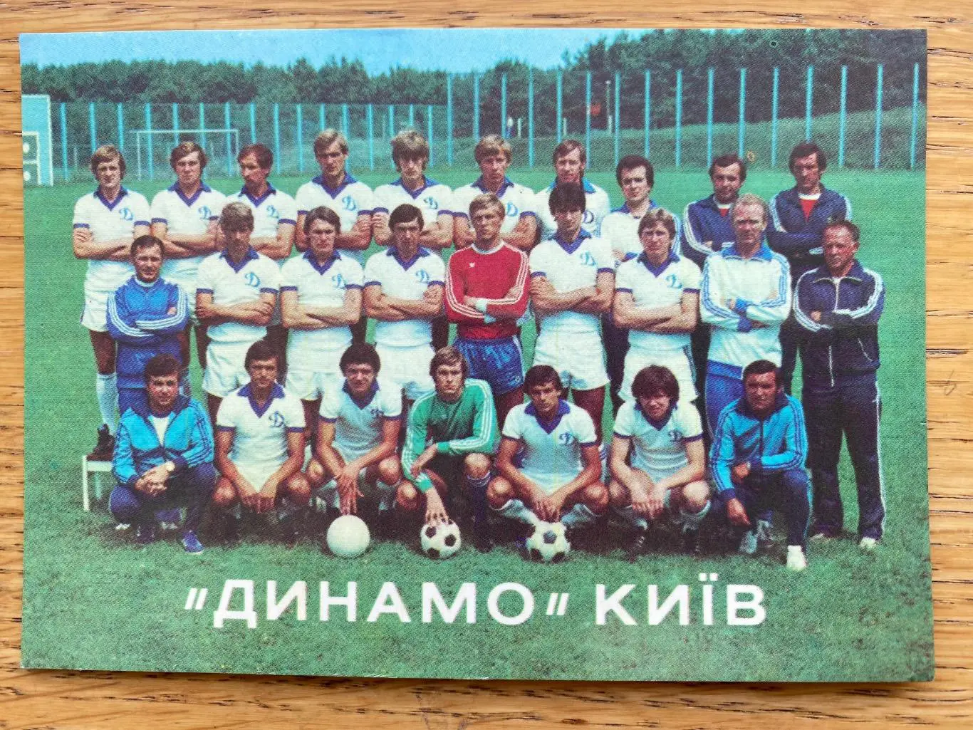Відкритка. Динамо Київ- чемпіон 1981.#.м.