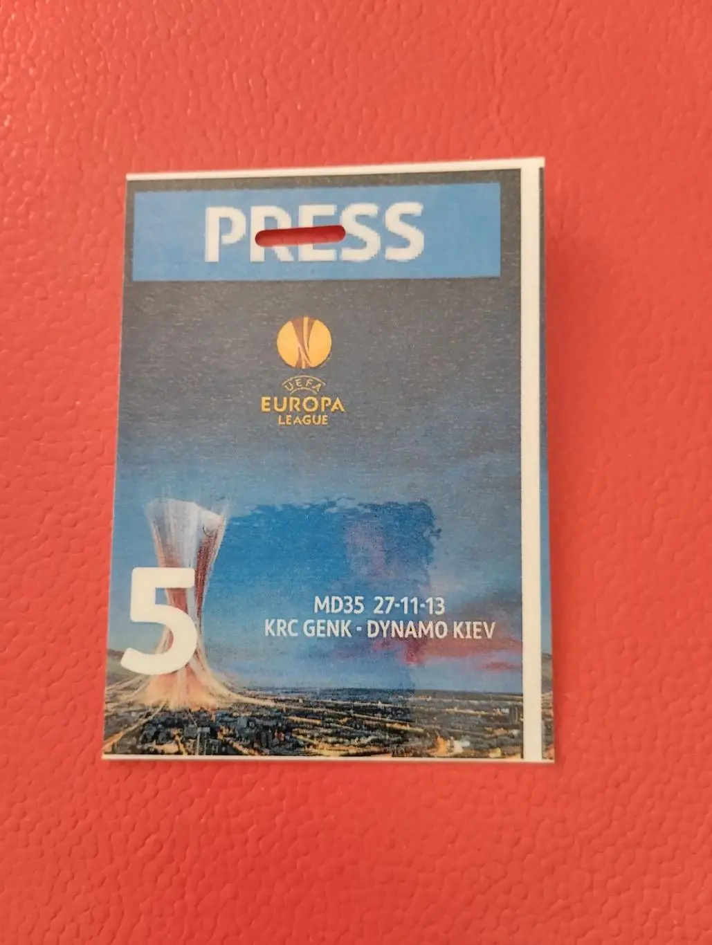 Акредитація. Генк- Динамо Київ. 2013.#.