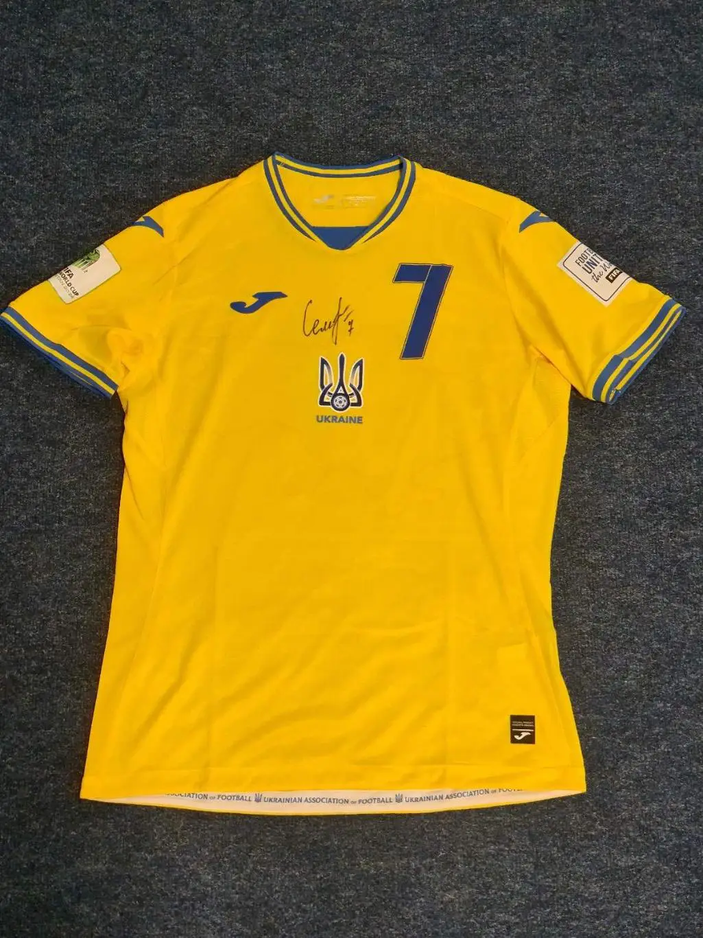 Футболка. Футзал. Семенченко. Автограф. 3