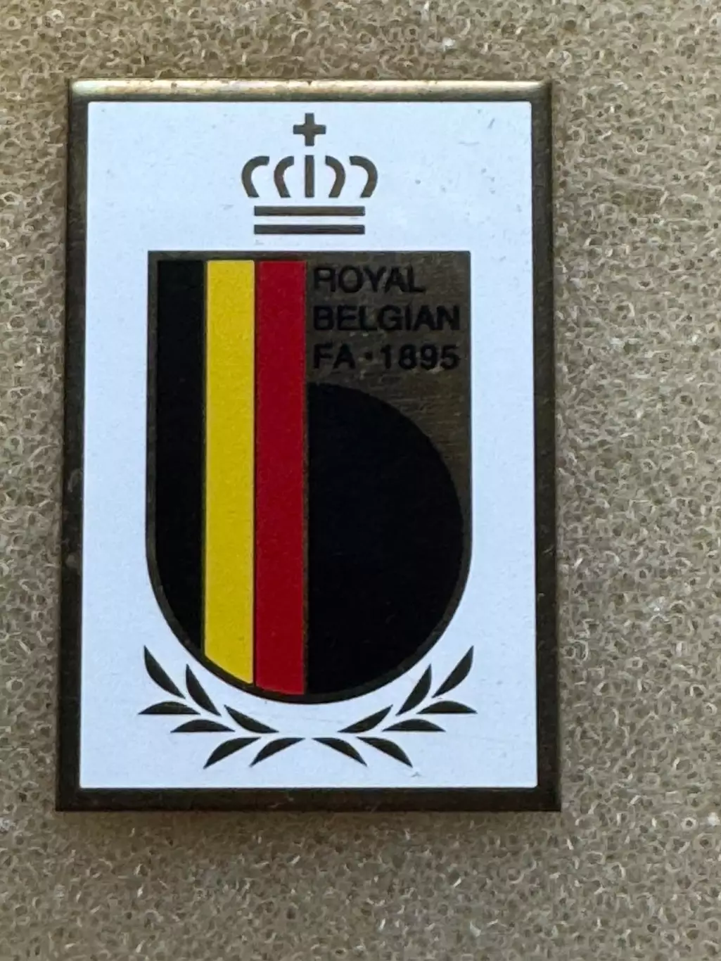 Акція до 15.08.2025. Значок. Федерація футболу Бельгії..