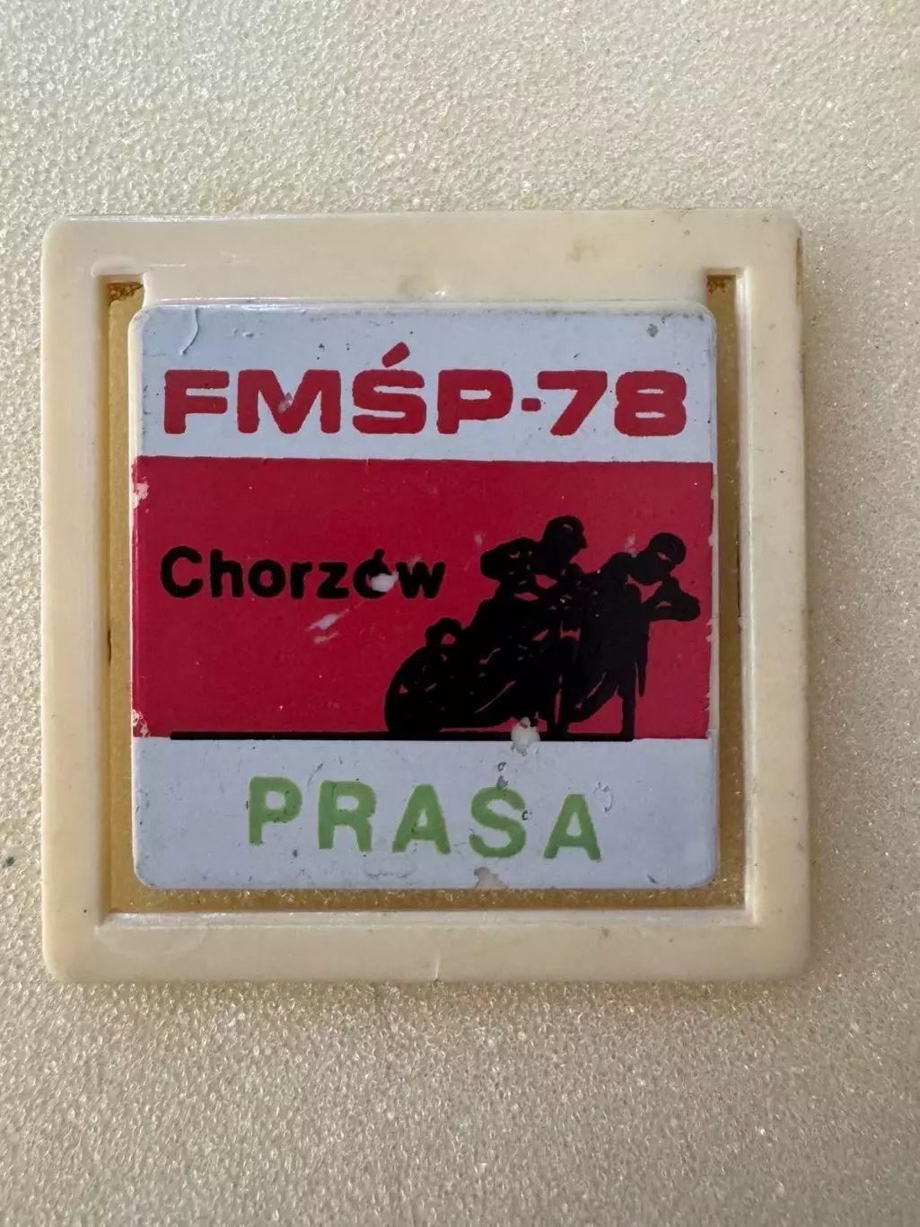 Значок. Спідвей. Ходка . Польща. 1978..