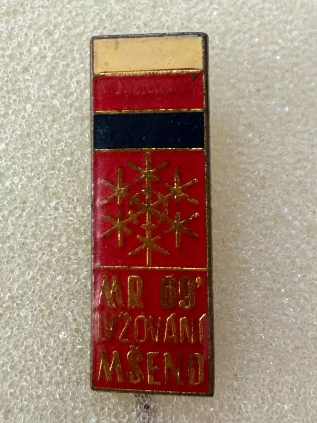 Значок . Мсена. Чехія ..