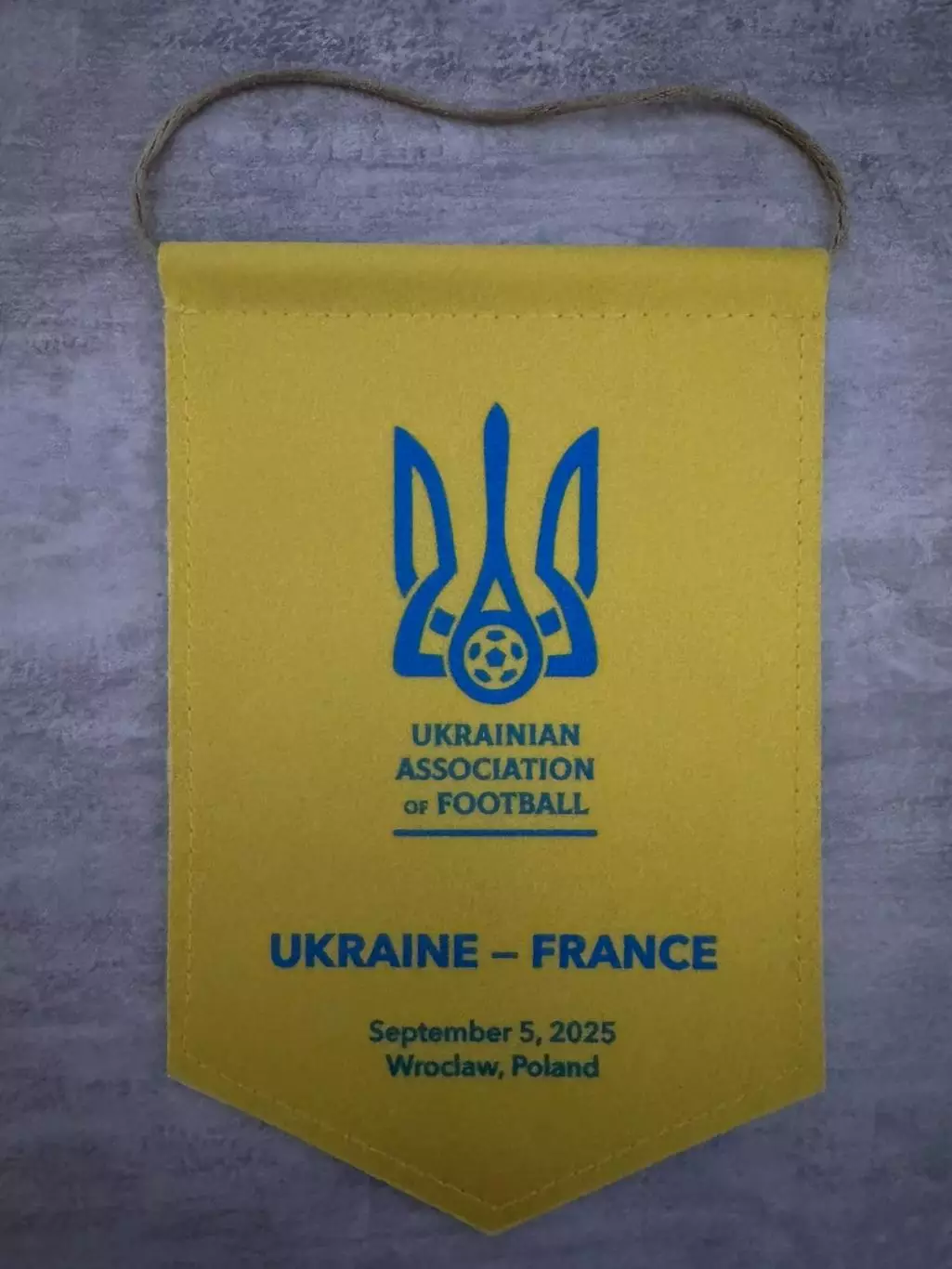 вимпел . україна - франція. 05.09.2025..