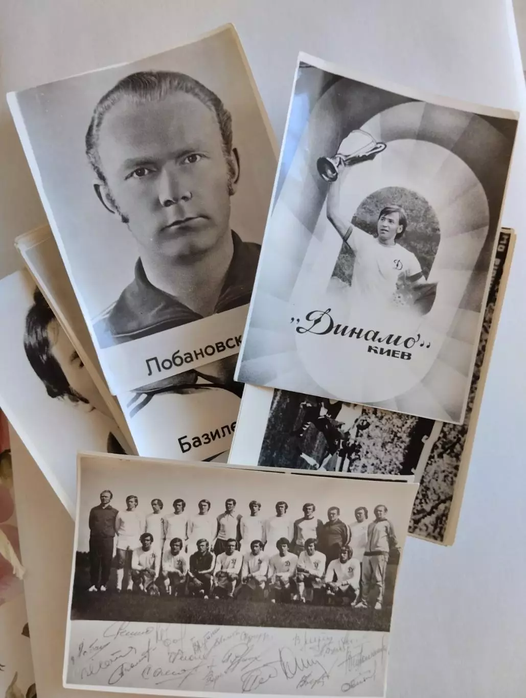 набір відкриток. динамо київ- 1975.).