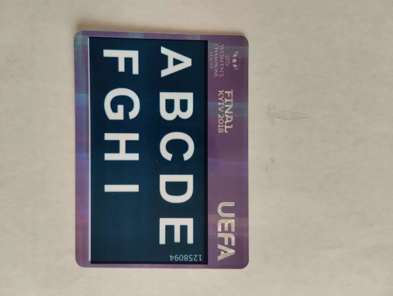 Акредитація. Ліга чемпіонів. Фінал-2018. Жінки .#.