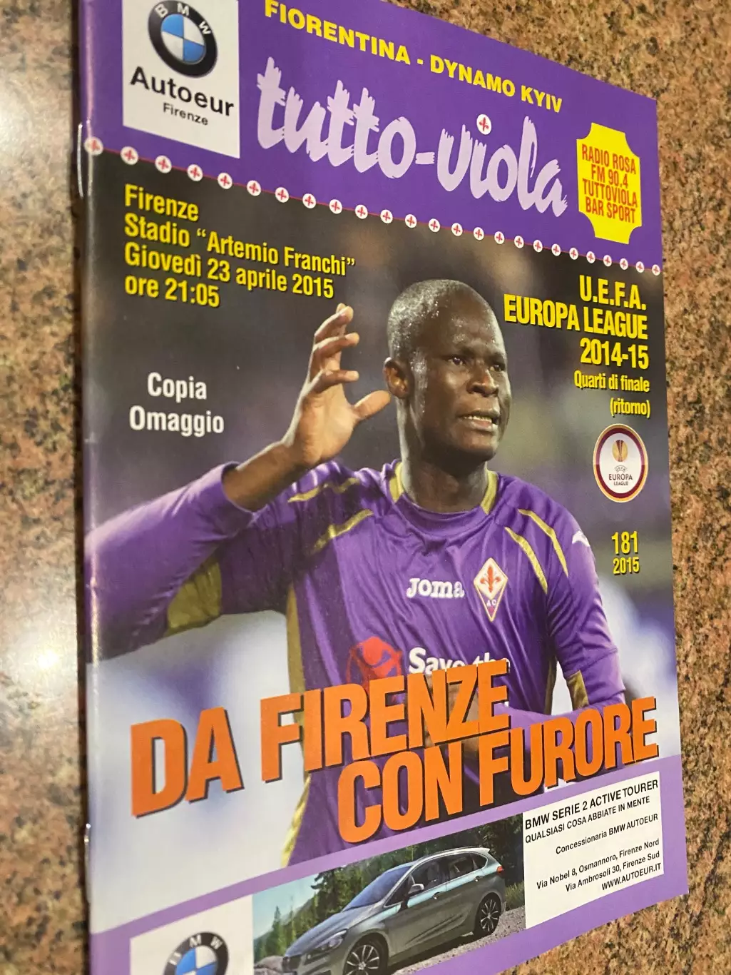 Фіорентина - динамо Київ. 2015.#.м.