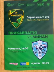 Прикарпаття- Минай. 09.10.2024.м.