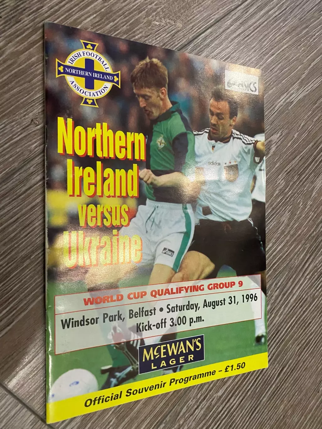 Україна- Ірландія. 1996.#.м.