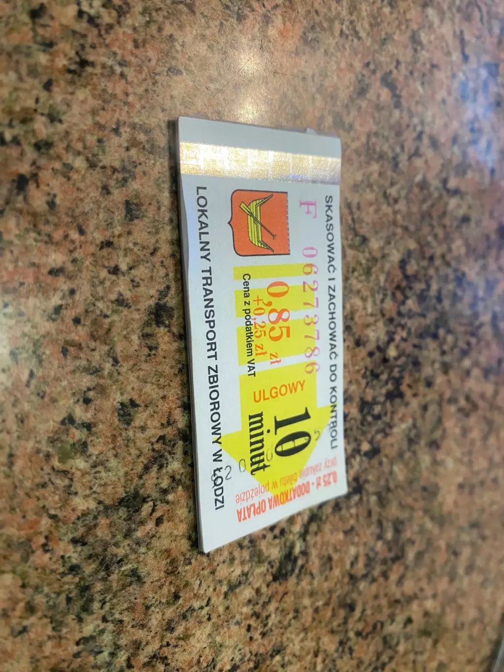 Талон. Транспорт . Польща.