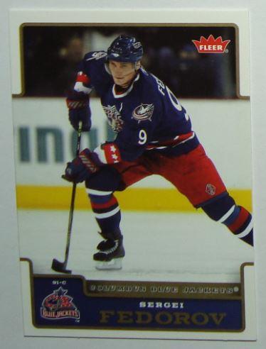 Карточка. НХЛ. Сергей Фёдоров ( Columbus Blue Jackets )