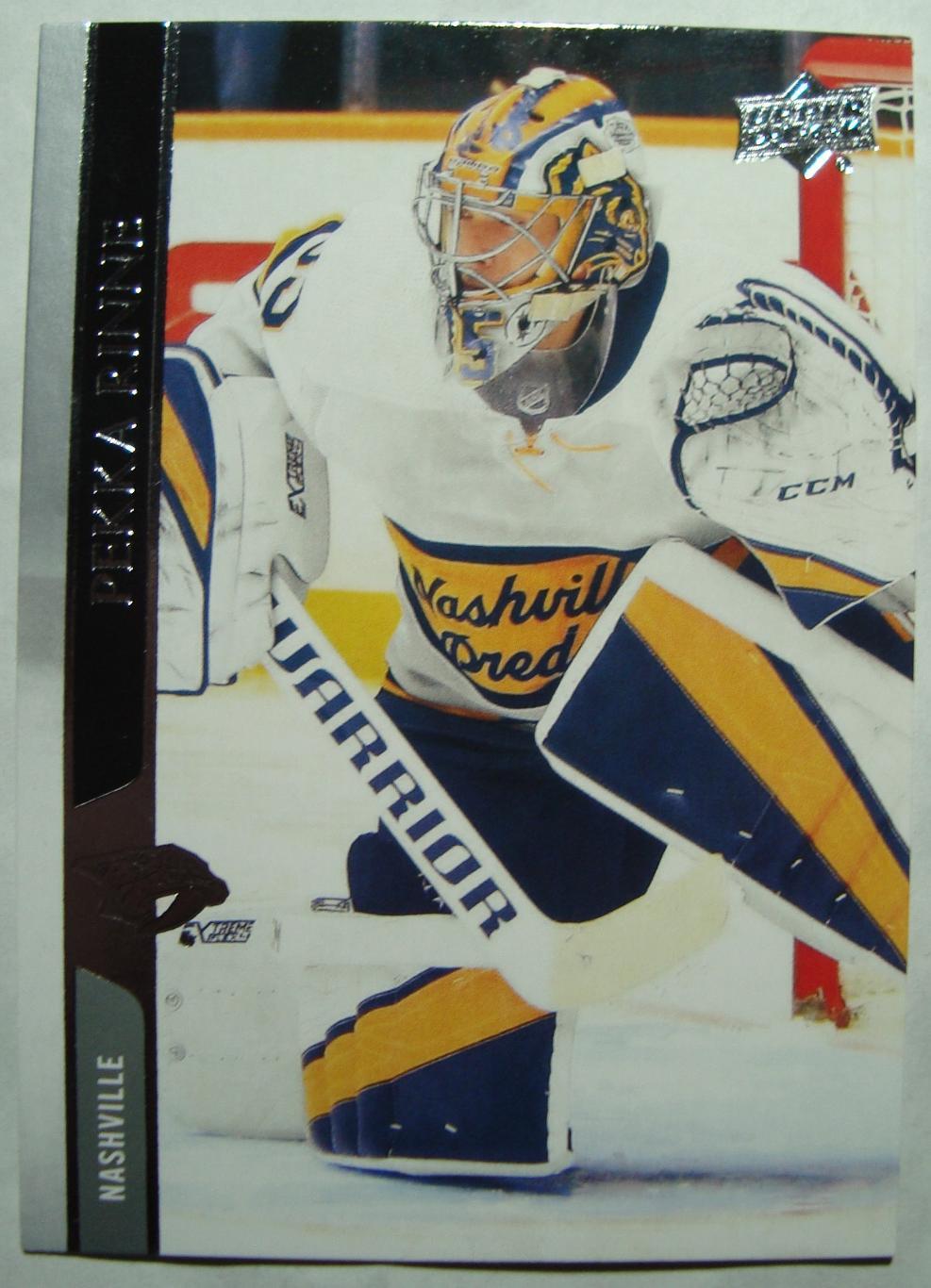 Карточка. НХЛ. Пекка Ринне (Nashville Predators).