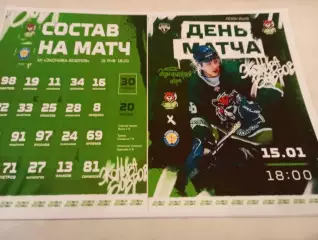 ХК. ЭКОНИВА (Бобров Воронежская область ) - МХК. Рязань -ВДВ. ..15.01.2026.